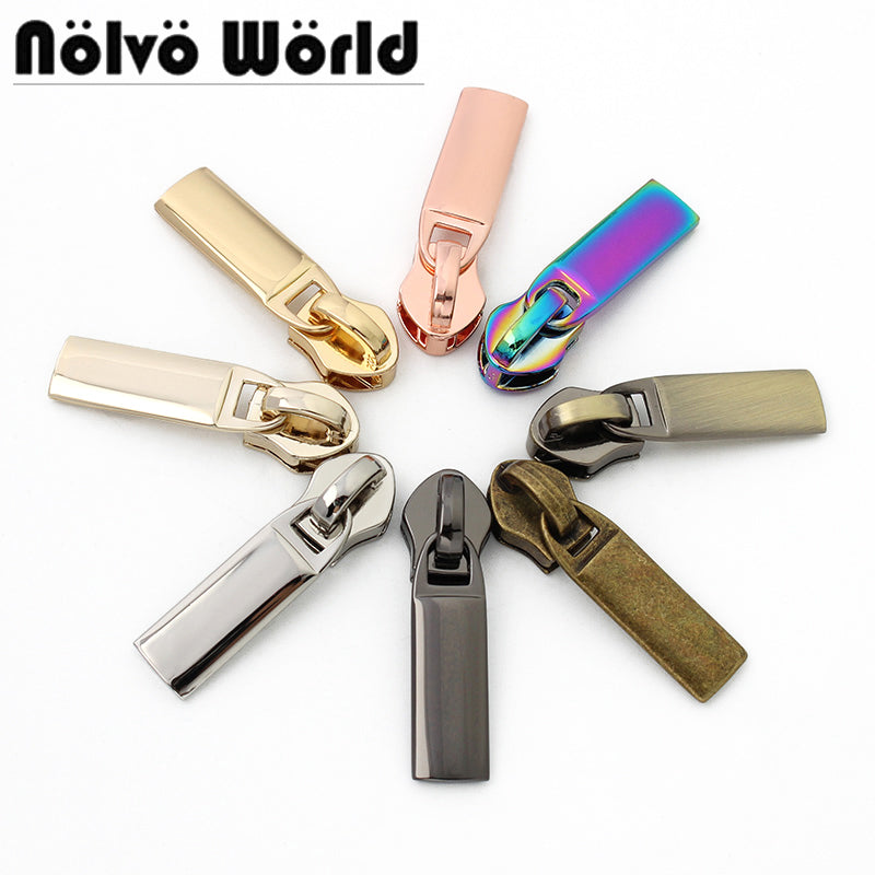 Nolvo World #3 #5 nylon blank zipper puller sliders in 8 finished 