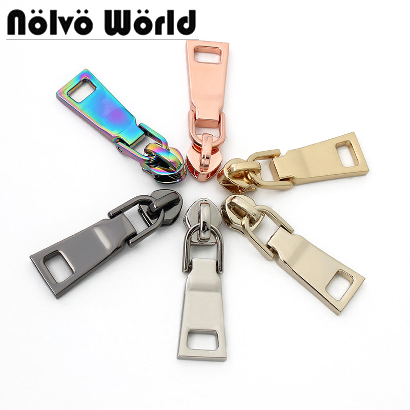 Nolvo World #5 nylon coil Christmas holiday season zipper puller sliders in 5  finished